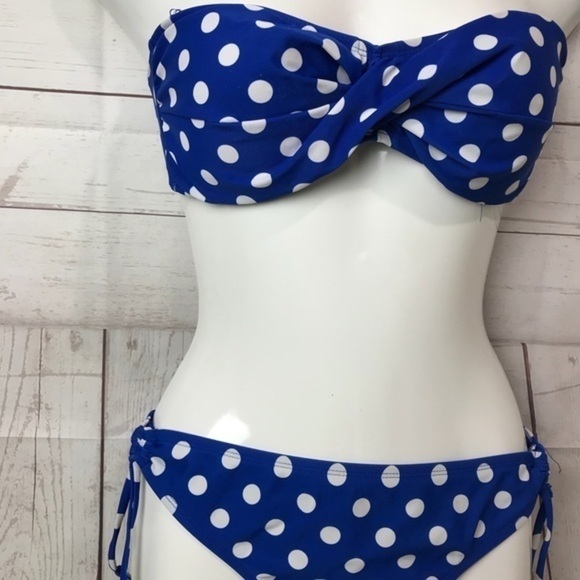 Wassino Polka Dot Top S bottom M - Picture 2 of 5